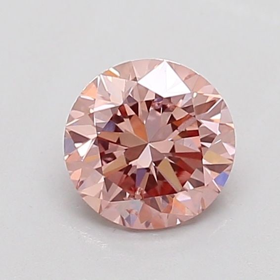 Loose Diamond - ROUND 0.78ct Fancy Vivid Pink SI1 (1 of 1)
