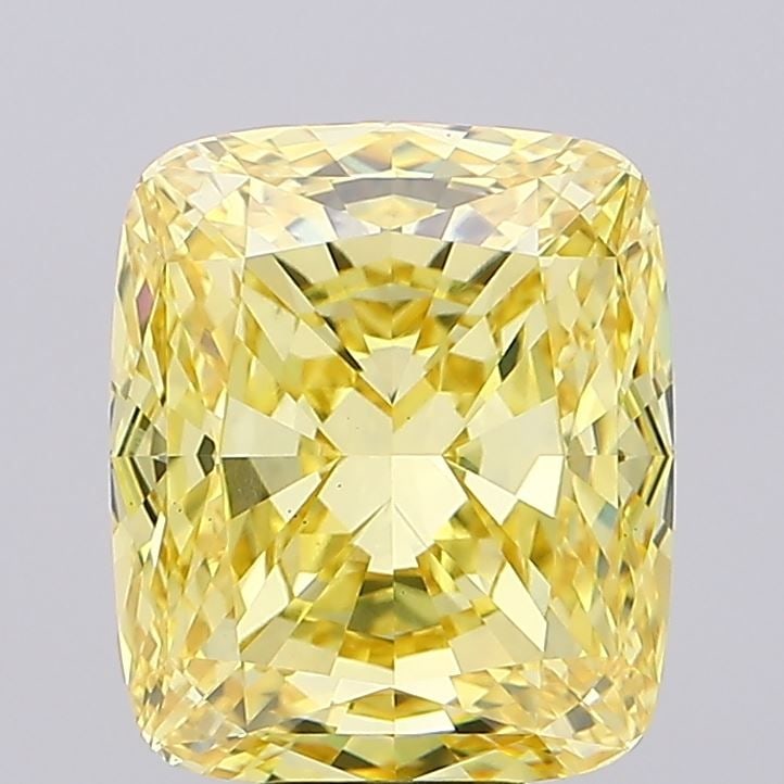 Loose Diamond - CUSHION MODIFIED 10.07ct Fancy Vivid Yellow VS1 (1 of 1)