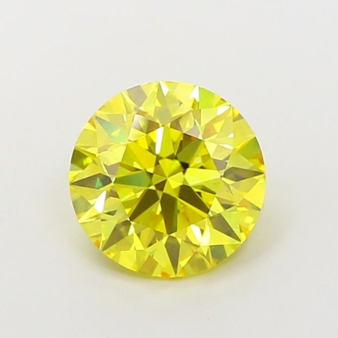 Loose Diamond - ROUND 1.85ct Fancy Vivid Yellow VVS2: Loose Diamond - ROUND 1.85ct Fancy Vivid Yellow VVS2 Source: This is a real non-mined Diamond that has been grown in a lab Shape: ROUND Carats: 1.85 Color: Fancy Vivid Yellow Certification: IGI Video: