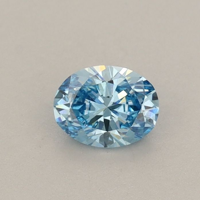Loose Diamond - OVAL 0.34ct Fancy Vivid Blue VS1: Loose Diamond - OVAL 0.34ct Fancy Vivid Blue VS1 Source: This is a real non-mined Diamond that has been grown in a lab Shape: OVAL Carats: 0.34 Color: Fancy Vivid Blue Certification: IGI Video: