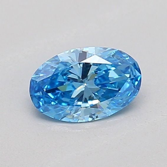 Loose Diamond - OVAL 0.23ct Fancy Vivid Blue VS1: Loose Diamond - OVAL 0.23ct Fancy Vivid Blue VS1 Source: This is a real non-mined Diamond that has been grown in a lab Shape: OVAL Carats: 0.23 Color: Fancy Vivid Blue Certification: IGI The Diamond D
