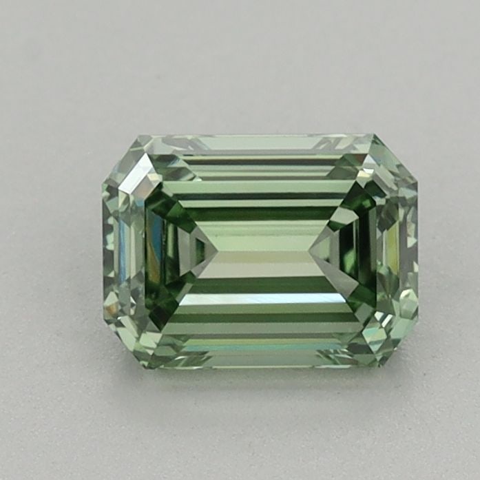 Loose Diamond - EMERALD 0.93ct Fancy Vivid Green VVS1 (1 of 1)