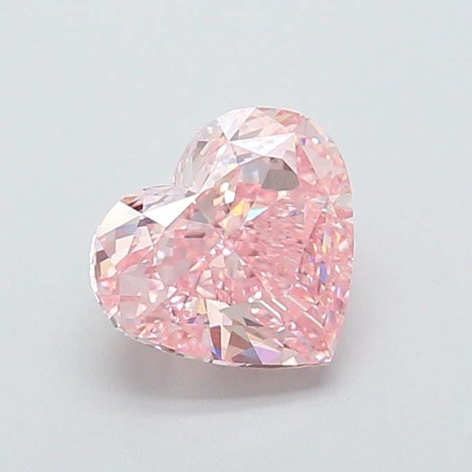 Loose Diamond - HEART 3.03ct Fancy Intense Pink VVS2: Loose Diamond - HEART 3.03ct Fancy Intense Pink VVS2 Source: This is a real non-mined Diamond that has been grown in a lab Shape: HEART Carats: 3.03 Color: Fancy Intense Pink Certification: IGI Video: