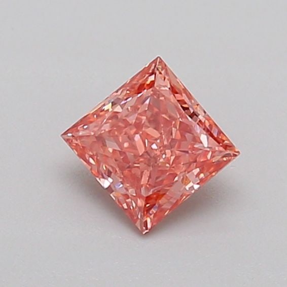 Loose Diamond - PRINCESS 0.44ct Fancy Vivid Brownish Pink VVS2: Loose Diamond - PRINCESS 0.44ct Fancy Vivid Brownish Pink VVS2 Source: This is a real non-mined Diamond that has been grown in a lab Shape: PRINCESS Carats: 0.44 Color: Fancy Vivid Brownish Pink Certi