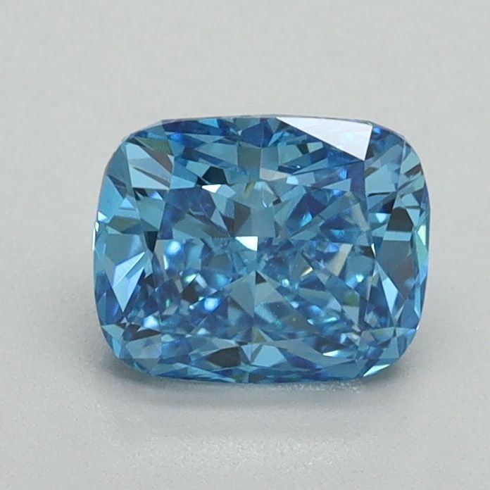 Loose Diamond - CUSHION MODIFIED 1.02ct Fancy Vivid Blue VVS2: Loose Diamond - CUSHION MODIFIED 1.02ct Fancy Vivid Blue VVS2 Source: This is a real non-mined Diamond that has been grown in a lab Shape: CUSHION MODIFIED Carats: 1.02 Color: Fancy Vivid Blue Certifi