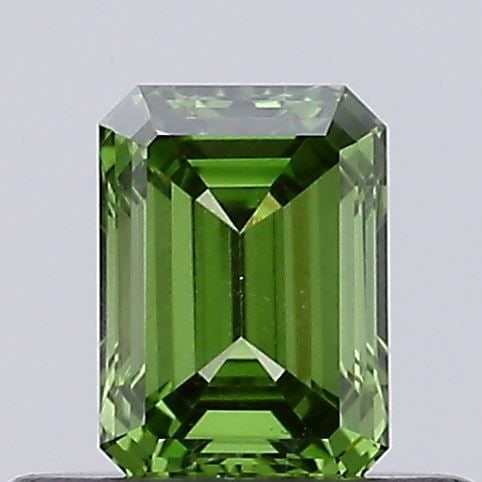 Loose Diamond - EMERALD 0.47ct Fancy Vivid Green VS1 (1 of 1)