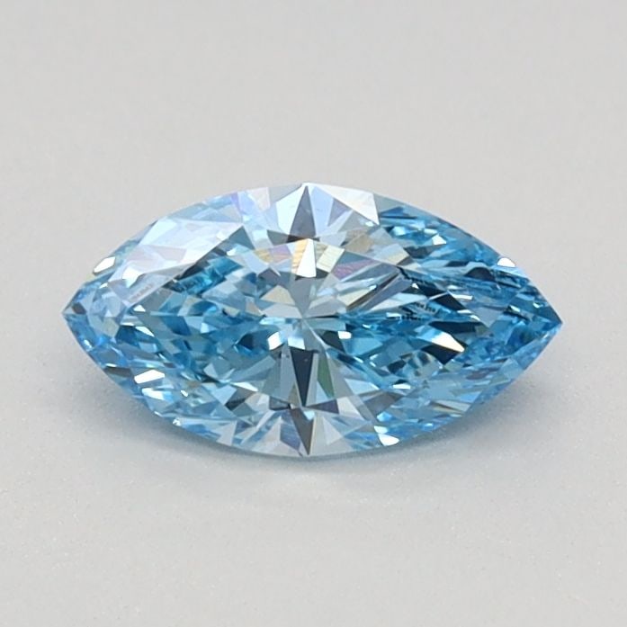 Loose Diamond - MARQUISE 0.4ct Fancy Vivid Blue VS1: Loose Diamond - MARQUISE 0.4ct Fancy Vivid Blue VS1 Source: This is a real non-mined Diamond that has been grown in a lab Shape: MARQUISE Carats: 0.4 Color: Fancy Vivid Blue Certification: IGI Video: