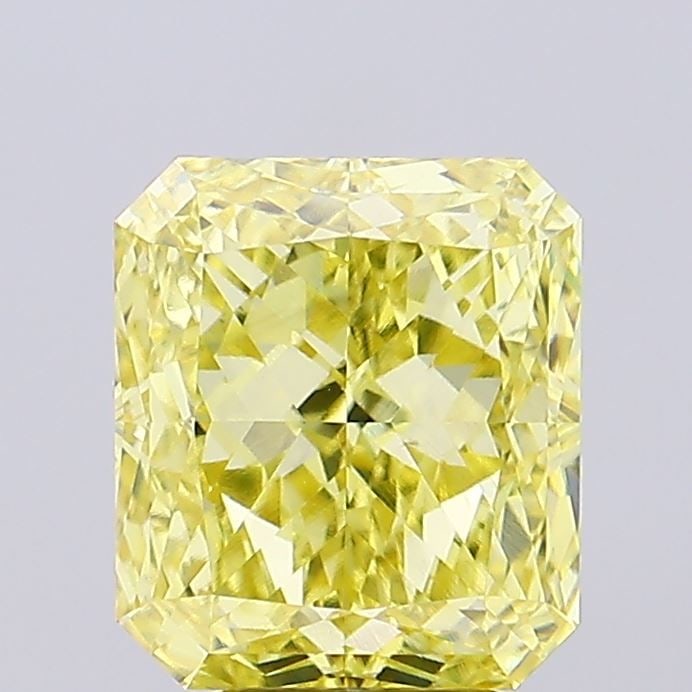 Loose Diamond - RADIANT 5.03ct Fancy Vivid Yellow VS1: Loose Diamond - RADIANT 5.03ct Fancy Vivid Yellow VS1 Source: This is a real non-mined Diamond that has been grown in a lab Shape: RADIANT Carats: 5.03 Color: Fancy Vivid Yellow Certification: IGI Vid