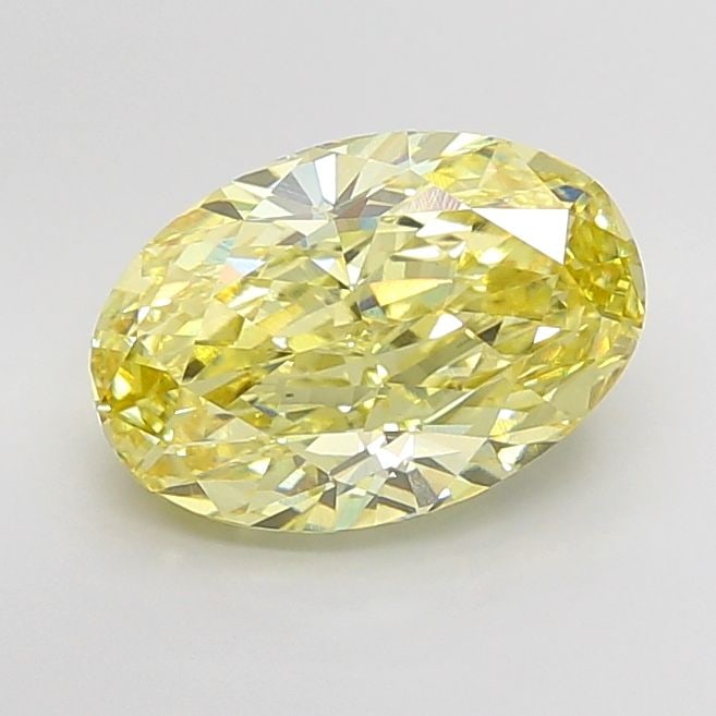 Loose Diamond - OVAL 7.09ct Fancy Intense Yellow VS1: Loose Diamond - OVAL 7.09ct Fancy Intense Yellow VS1 Source: This is a real non-mined Diamond that has been grown in a lab Shape: OVAL Carats: 7.09 Color: Fancy Intense Yellow Certification: IGI Video