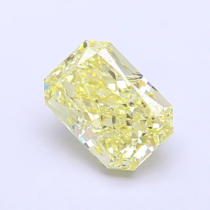 Loose Diamond - RADIANT 1.53ct Fancy Intense Yellow VS1: Loose Diamond - RADIANT 1.53ct Fancy Intense Yellow VS1 Source: This is a real non-mined Diamond that has been grown in a lab Shape: RADIANT Carats: 1.53 Color: Fancy Intense Yellow Certification: IGI