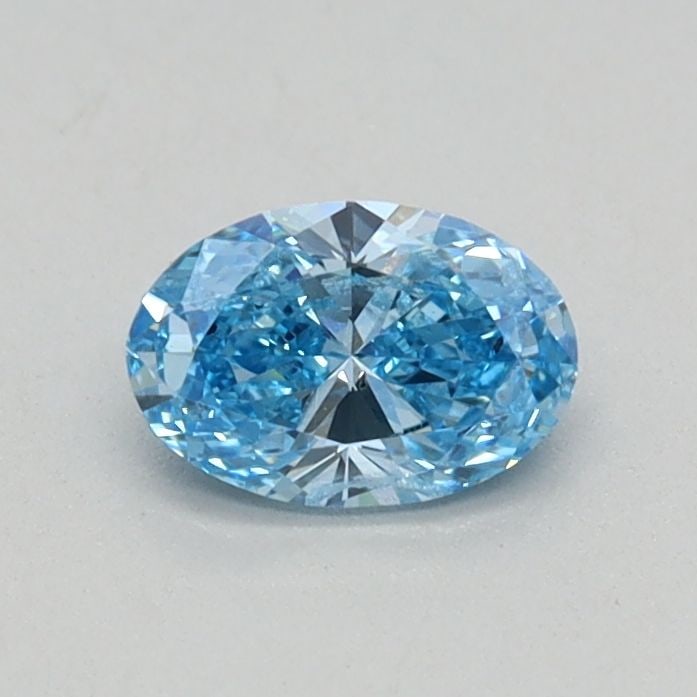 Loose Diamond - OVAL 0.29ct Fancy Vivid Blue I1: Loose Diamond - OVAL 0.29ct Fancy Vivid Blue I1 Source: This is a real non-mined Diamond that has been grown in a lab Shape: OVAL Carats: 0.29 Color: Fancy Vivid Blue Certification: IGI Video: