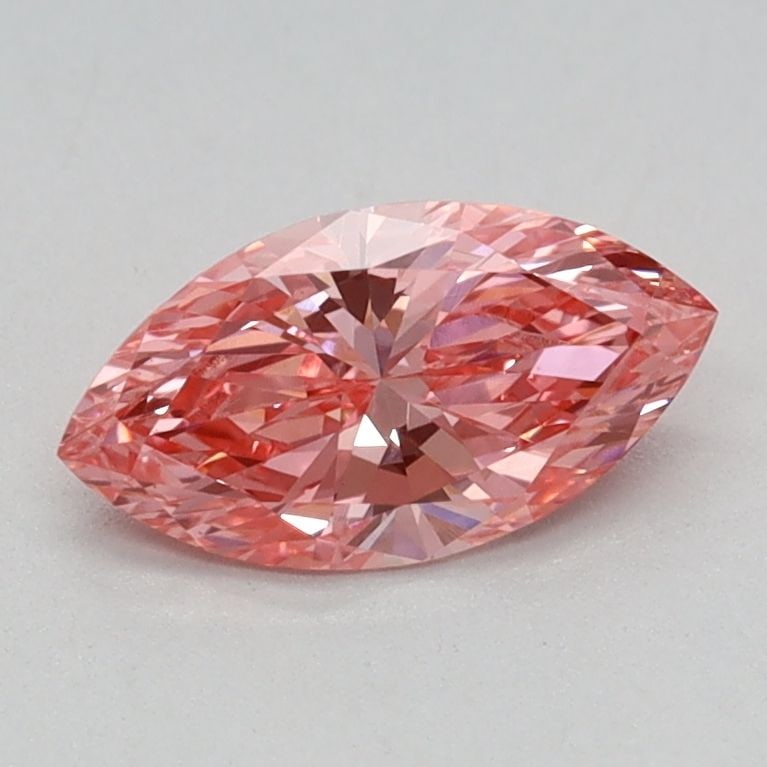 Loose Diamond - MARQUISE 0.52ct Fancy Vivid Pink VS1: Loose Diamond - MARQUISE 0.52ct Fancy Vivid Pink VS1 Source: This is a real non-mined Diamond that has been grown in a lab Shape: MARQUISE Carats: 0.52 Color: Fancy Vivid Pink Certification: IGI Video