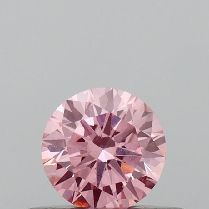 Loose Diamond - ROUND 0.3ct Fancy Intense Pink VS1: Loose Diamond - ROUND 0.3ct Fancy Intense Pink VS1 Source: This is a real non-mined Diamond that has been grown in a lab Shape: ROUND Carats: 0.3 Color: Fancy Intense Pink Certification: IGI Video: