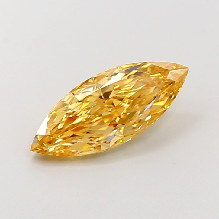 Loose Diamond - MARQUISE 2.02ct Fancy Intense Orangey Yellow VS1: Loose Diamond - MARQUISE 2.02ct Fancy Intense Orangey Yellow VS1 Source: This is a real non-mined Diamond that has been grown in a lab Shape: MARQUISE Carats: 2.02 Color: Fancy Intense Orangey Yellow