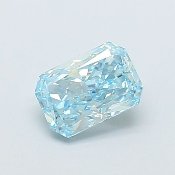 Loose Diamond - RADIANT 0.71ct Fancy Intense Greenish Blue VVS2 (1 of 1)