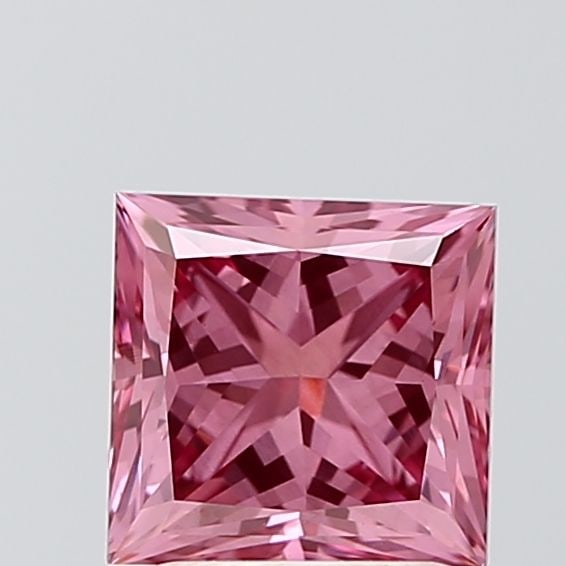 Loose Diamond - PRINCESS 2.01ct Fancy Vivid Pink VVS2: Loose Diamond - PRINCESS 2.01ct Fancy Vivid Pink VVS2 Source: This is a real non-mined Diamond that has been grown in a lab Shape: PRINCESS Carats: 2.01 Color: Fancy Vivid Pink Certification: IGI Vide