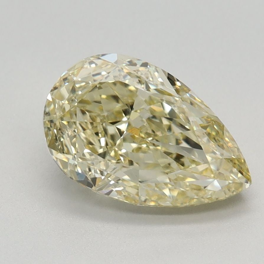 Loose Diamond - PEAR 1.57ct Fancy Yellow VS1: Loose Diamond - PEAR 1.57ct Fancy Yellow VS1 Source: This is a real non-mined Diamond that has been grown in a lab Shape: PEAR Carats: 1.57 Color: Fancy Yellow Certification: IGI Video: