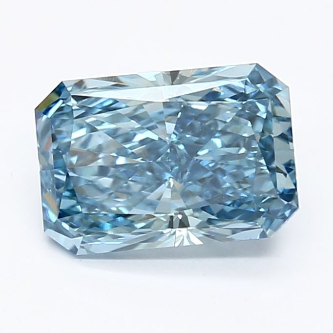 Loose Diamond - RADIANT 1.58ct Fancy Vivid Blue VS1: Loose Diamond - RADIANT 1.58ct Fancy Vivid Blue VS1 Source: This is a real non-mined Diamond that has been grown in a lab Shape: RADIANT Carats: 1.58 Color: Fancy Vivid Blue Certification: IGI Video: