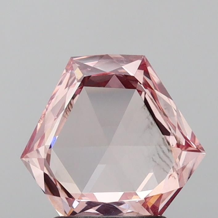 Loose Diamond - ROSE 1.21ct Fancy Intense Pink SI1: Loose Diamond - ROSE 1.21ct Fancy Intense Pink SI1 Source: This is a real non-mined Diamond that has been grown in a lab Shape: ROSE Carats: 1.21 Color: Fancy Intense Pink Certification: NONE Video: