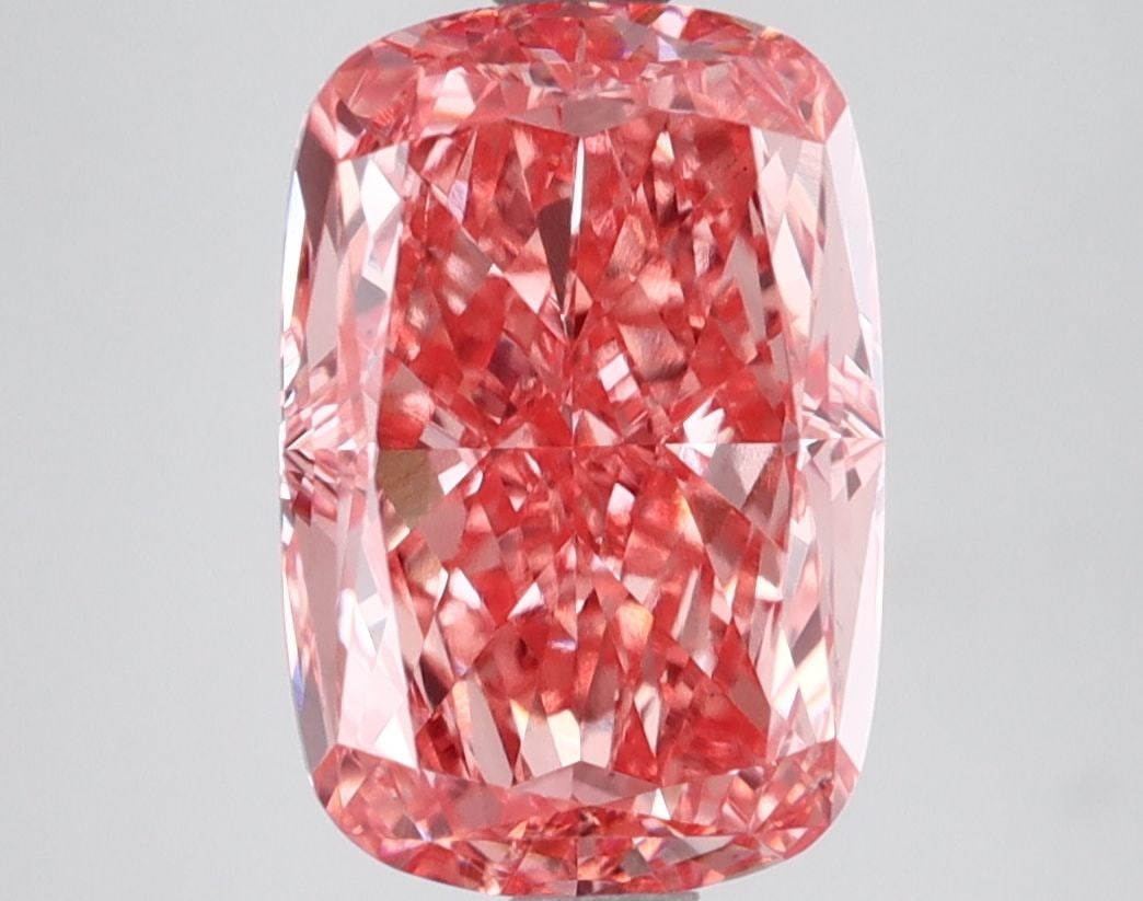 Loose Diamond - CUSHION MODIFIED 4.08ct Fancy Vivid Pink VS1: Loose Diamond - CUSHION MODIFIED 4.08ct Fancy Vivid Pink VS1 Source: This is a real non-mined Diamond that has been grown in a lab Shape: CUSHION MODIFIED Carats: 4.08 Color: Fancy Vivid Pink Certific