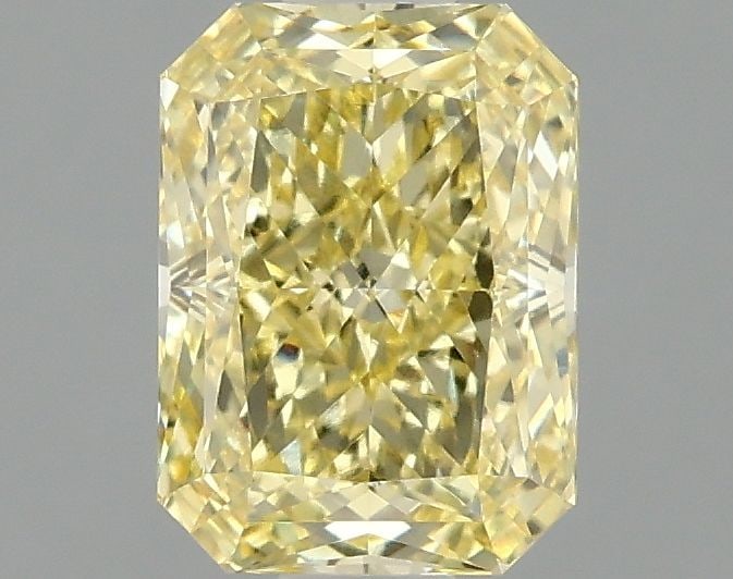 Loose Diamond - RADIANT 1.57ct Fancy Vivid Yellow VS1: Loose Diamond - RADIANT 1.57ct Fancy Vivid Yellow VS1 Source: This is a real non-mined Diamond that has been grown in a lab Shape: RADIANT Carats: 1.57 Color: Fancy Vivid Yellow Certification: IGI