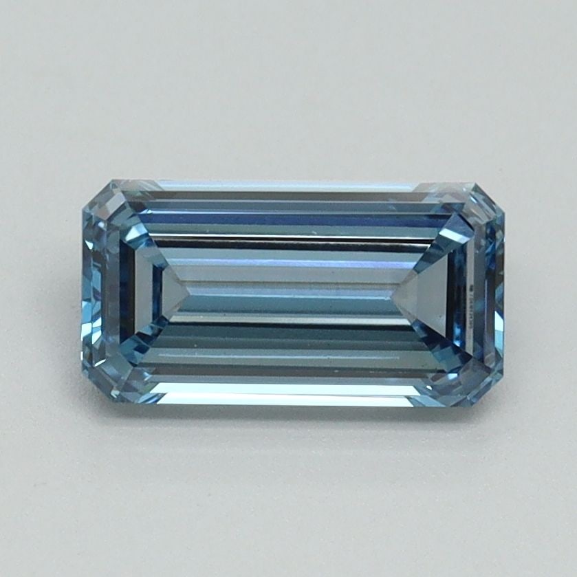 Loose Diamond - EMERALD 1.03ct Fancy Intense Blue VS1: Loose Diamond - EMERALD 1.03ct Fancy Intense Blue VS1 Source: This is a real non-mined Diamond that has been grown in a lab Shape: EMERALD Carats: 1.03 Color: Fancy Intense Blue Certification: IGI Vid