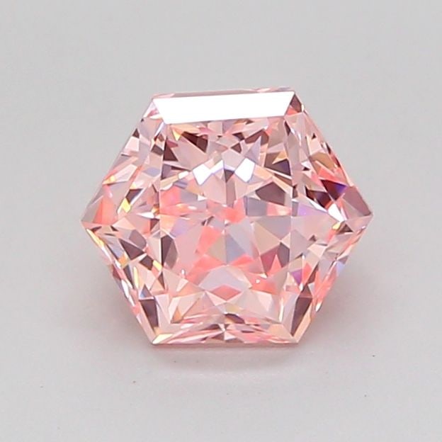 Loose Diamond - HEXAGONAL 1.22ct Fancy Intense Pink VVS2: Loose Diamond - HEXAGONAL 1.22ct Fancy Intense Pink VVS2 Source: This is a real non-mined Diamond that has been grown in a lab Shape: HEXAGONAL Carats: 1.22 Color: Fancy Intense Pink Certification: IG