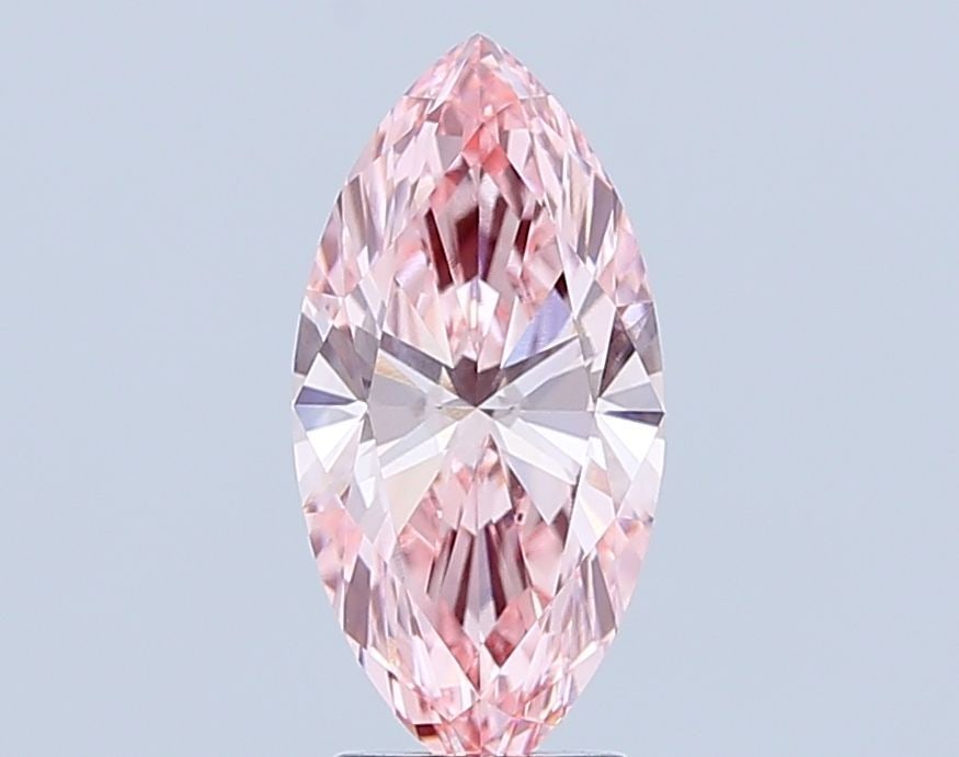 Loose Diamond - MARQUISE 2.52ct Fancy Intense Pink VVS1: Loose Diamond - MARQUISE 2.52ct Fancy Intense Pink VVS1 Source: This is a real non-mined Diamond that has been grown in a lab Shape: MARQUISE Carats: 2.52 Color: Fancy Intense Pink Certification: IGI