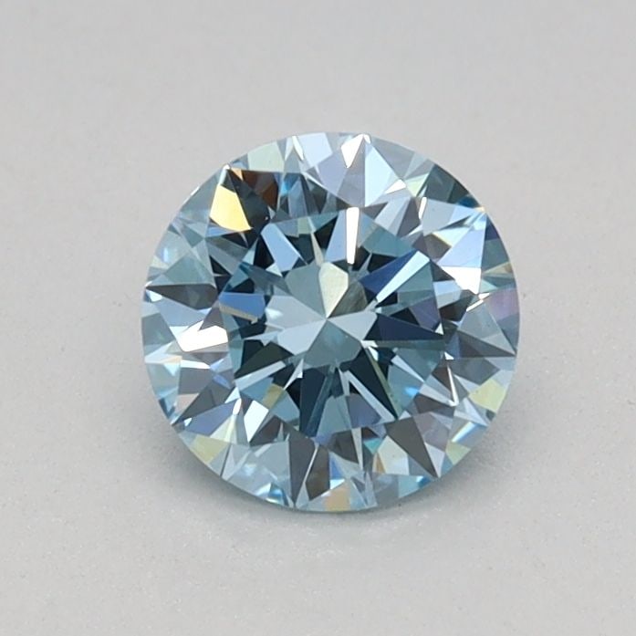 Loose Diamond - ROUND 0.45ct Fancy Vivid Blue VS1: Loose Diamond - ROUND 0.45ct Fancy Vivid Blue VS1 Source: This is a real non-mined Diamond that has been grown in a lab Shape: ROUND Carats: 0.45 Color: Fancy Vivid Blue Certification: IGI Video: