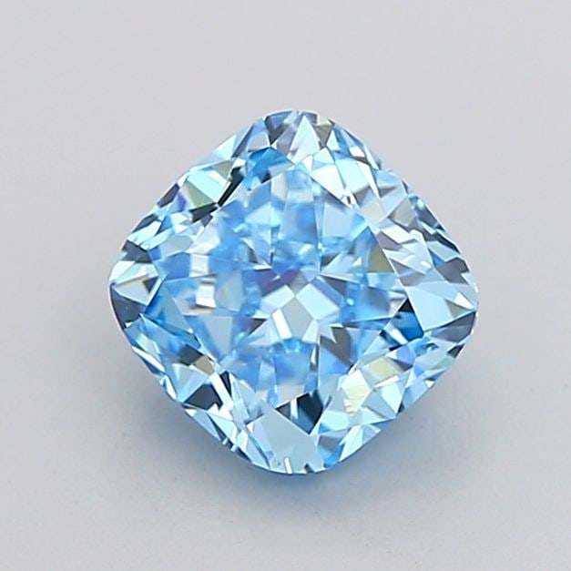 Loose Diamond - CUSHION MODIFIED 1.05ct Fancy Vivid Blue VVS2: Loose Diamond - CUSHION MODIFIED 1.05ct Fancy Vivid Blue VVS2 Source: This is a real non-mined Diamond that has been grown in a lab Shape: CUSHION MODIFIED Carats: 1.05 Color: Fancy Vivid Blue Certifi