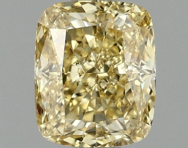 Loose Diamond - CUSHION BRILLIANT 1.02ct Fancy Intense Yellow VS1: Loose Diamond - CUSHION BRILLIANT 1.02ct Fancy Intense Yellow VS1 Source: This is a real non-mined Diamond that has been grown in a lab Shape: CUSHION BRILLIANT Carats: 1.02 Color: Fancy Intense Yello