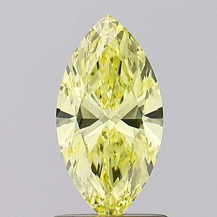 Loose Diamond - MARQUISE 1.01ct Fancy Intense Yellow VVS2: Loose Diamond - MARQUISE 1.01ct Fancy Intense Yellow VVS2 Source: This is a real non-mined Diamond that has been grown in a lab Shape: MARQUISE Carats: 1.01 Color: Fancy Intense Yellow Certification: