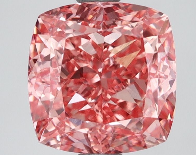 Loose Diamond - CUSHION MODIFIED 3.01ct Fancy Vivid Pink VS1: Loose Diamond - CUSHION MODIFIED 3.01ct Fancy Vivid Pink VS1 Source: This is a real non-mined Diamond that has been grown in a lab Shape: CUSHION MODIFIED Carats: 3.01 Color: Fancy Vivid Pink Certific