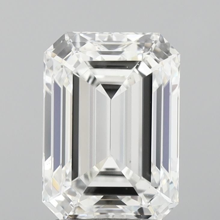 Loose Diamond - EMERALD 2.31ct F VVS2: Loose Diamond - EMERALD 2.31ct F VVS2 Source: This is a real non-mined Diamond that has been grown in a lab Shape: EMERALD Carats: 2.31 Color: F Clarity: VVS2 Certification: IGI Video: