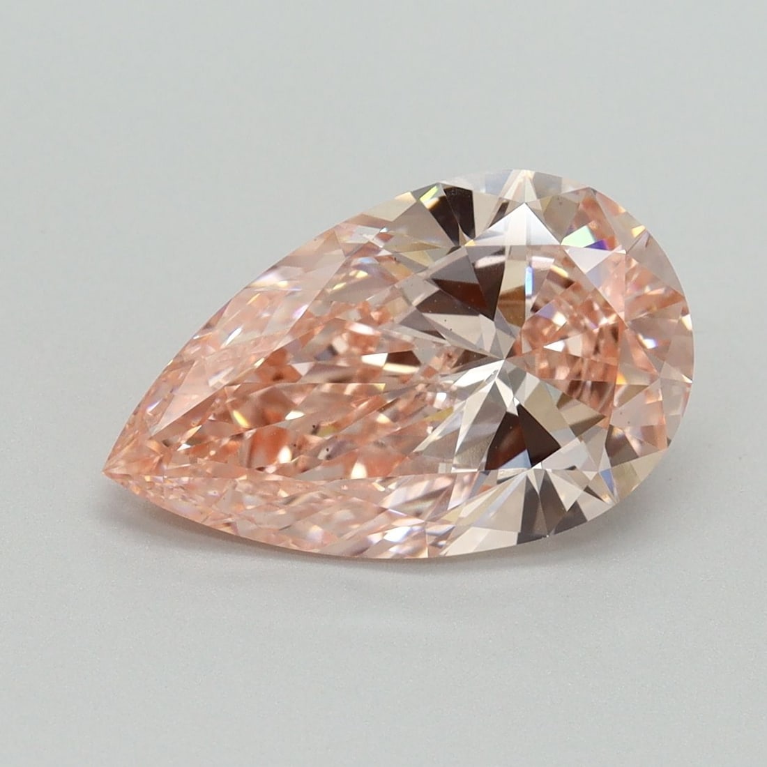 Loose Diamond - PEAR 3.03ct Fancy Intense Pink VS1: Loose Diamond - PEAR 3.03ct Fancy Intense Pink VS1 Source: This is a real non-mined Diamond that has been grown in a lab Shape: PEAR Carats: 3.03 Color: Fancy Intense Pink Certification: IGI Video: