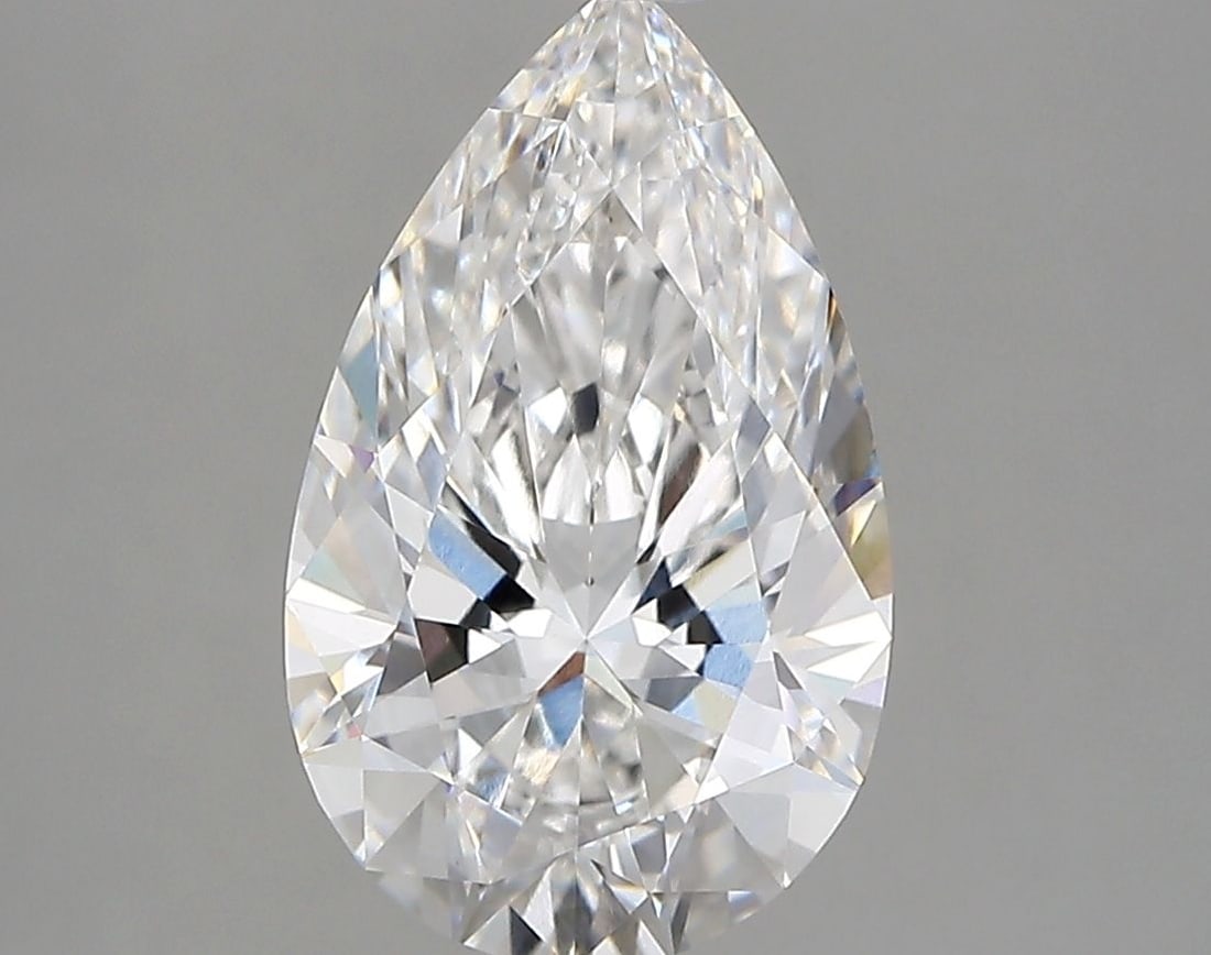 Loose Diamond - PEAR 2.84ct F VVS2: Loose Diamond - PEAR 2.84ct F VVS2 Source: This is a real non-mined Diamond that has been grown in a lab Shape: PEAR Carats: 2.84 Color: F Clarity: VVS2 Certification: IGI Video: