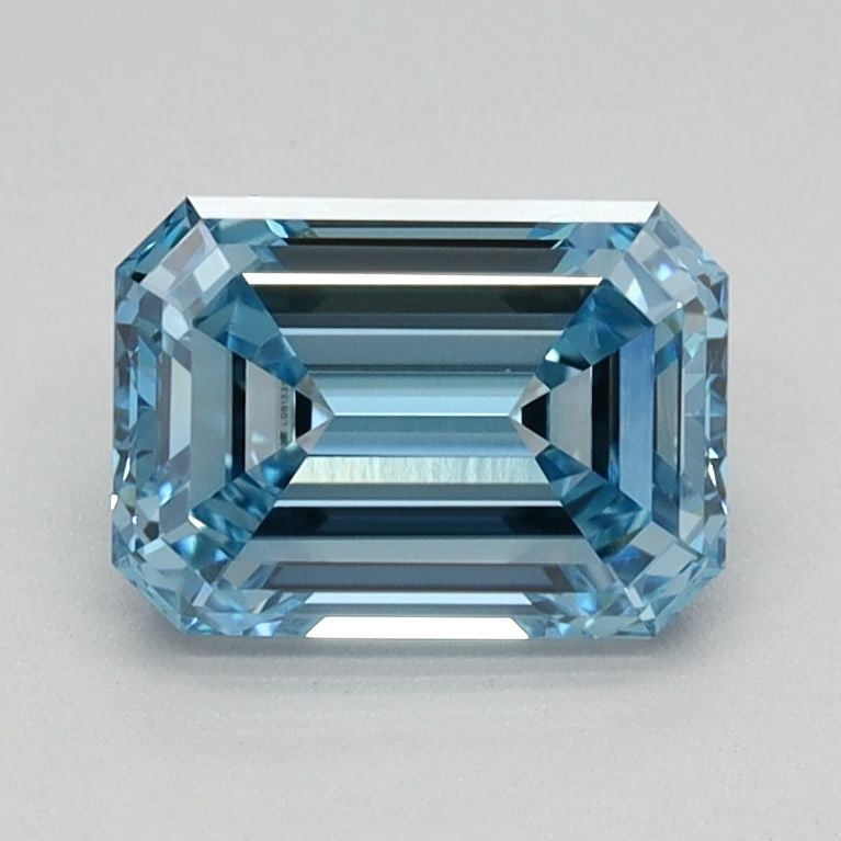 Loose Diamond - EMERALD 1.03ct Fancy Intense Blue VS1: Loose Diamond - EMERALD 1.03ct Fancy Intense Blue VS1 Source: This is a real non-mined Diamond that has been grown in a lab Shape: EMERALD Carats: 1.03 Color: Fancy Intense Blue Certification: IGI Vid