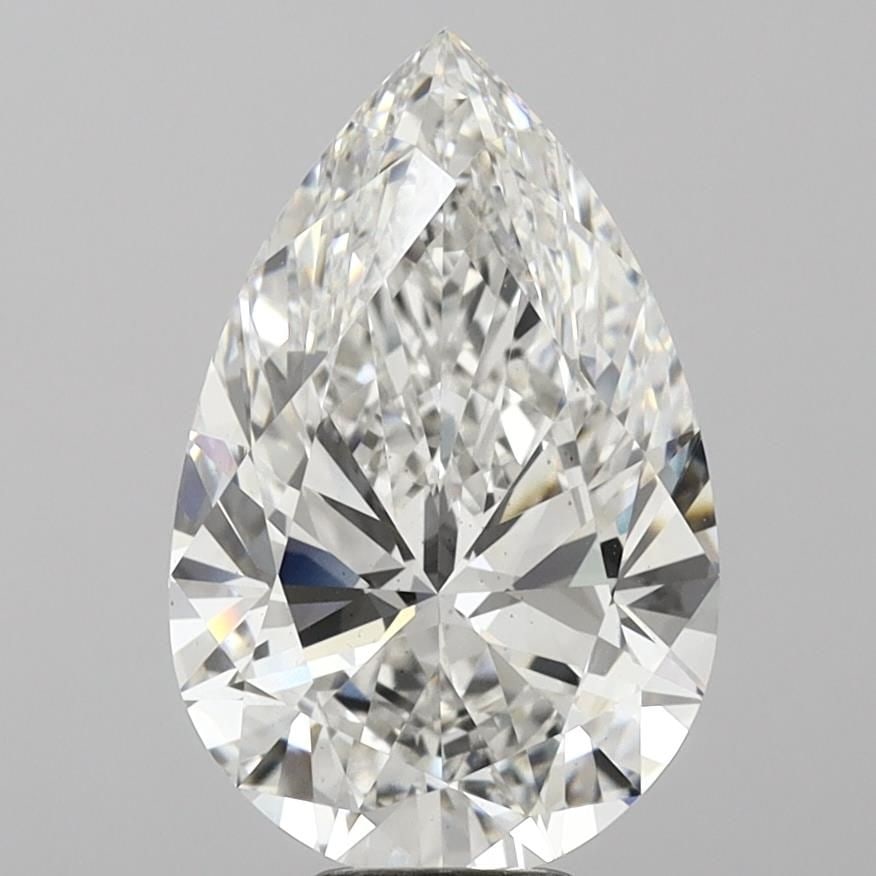 Loose Diamond - PEAR 8.17ct F VS2: Loose Diamond - PEAR 8.17ct F VS2 Source: This is a real non-mined Diamond that has been grown in a lab Shape: PEAR Carats: 8.17 Color: F Clarity: VS2 Certification: IGI Video: