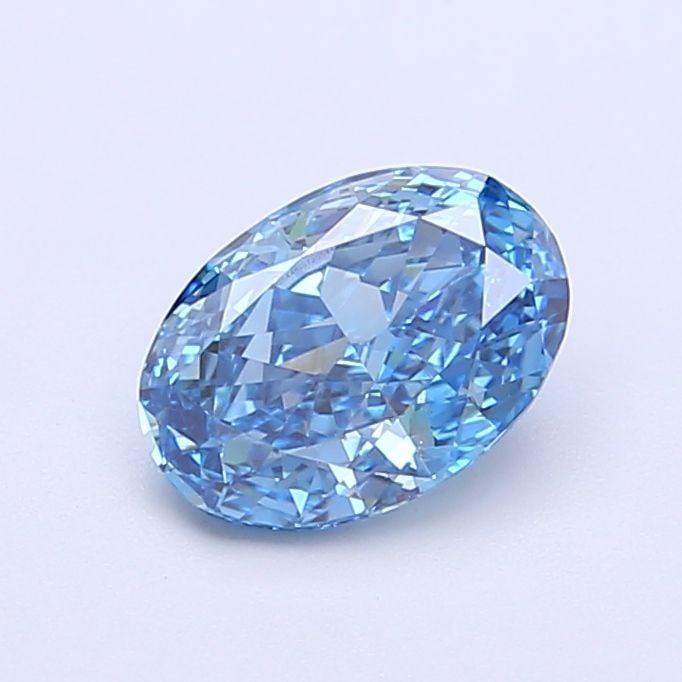 Loose Diamond - OVAL 1.01ct Fancy Vivid Blue VVS2: Loose Diamond - OVAL 1.01ct Fancy Vivid Blue VVS2 Source: This is a real non-mined Diamond that has been grown in a lab Shape: OVAL Carats: 1.01 Color: Fancy Vivid Blue Certification: IGI Video: