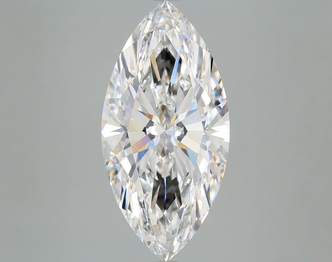Loose Diamond - MARQUISE 5.09ct E VVS2: Loose Diamond - MARQUISE 5.09ct E VVS2 Source: This is a real non-mined Diamond that has been grown in a lab Shape: MARQUISE Carats: 5.09 Color: E Clarity: VVS2 Certification: IGI Video: