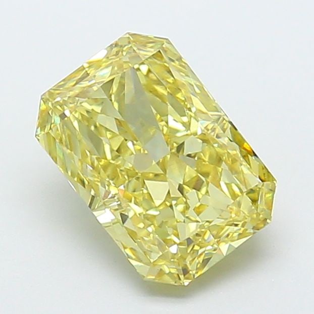 Loose Diamond - RADIANT 3.03ct Fancy Yellow VS2: Loose Diamond - RADIANT 3.03ct Fancy Yellow VS2 Source: This is a real non-mined Diamond that has been grown in a lab Shape: RADIANT Carats: 3.03 Color: Fancy Yellow Certification: IGI Video: