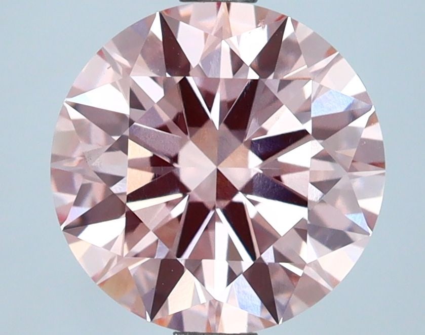 Loose Diamond - ROUND 2.74ct Fancy Intense Pink VS1: Loose Diamond - ROUND 2.74ct Fancy Intense Pink VS1 Source: This is a real non-mined Diamond that has been grown in a lab Shape: ROUND Carats: 2.74 Color: Fancy Intense Pink Certification: IGI Video: