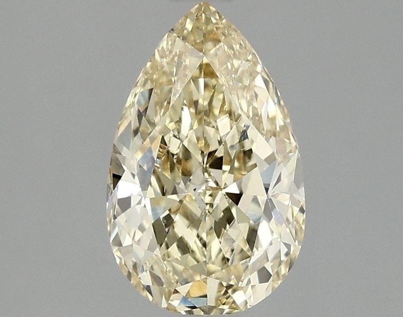 Loose Diamond - PEAR 1.59ct Fancy Intense Yellow VS1: Loose Diamond - PEAR 1.59ct Fancy Intense Yellow VS1 Source: This is a real non-mined Diamond that has been grown in a lab Shape: PEAR Carats: 1.59 Color: Fancy Intense Yellow Certification: IGI Video
