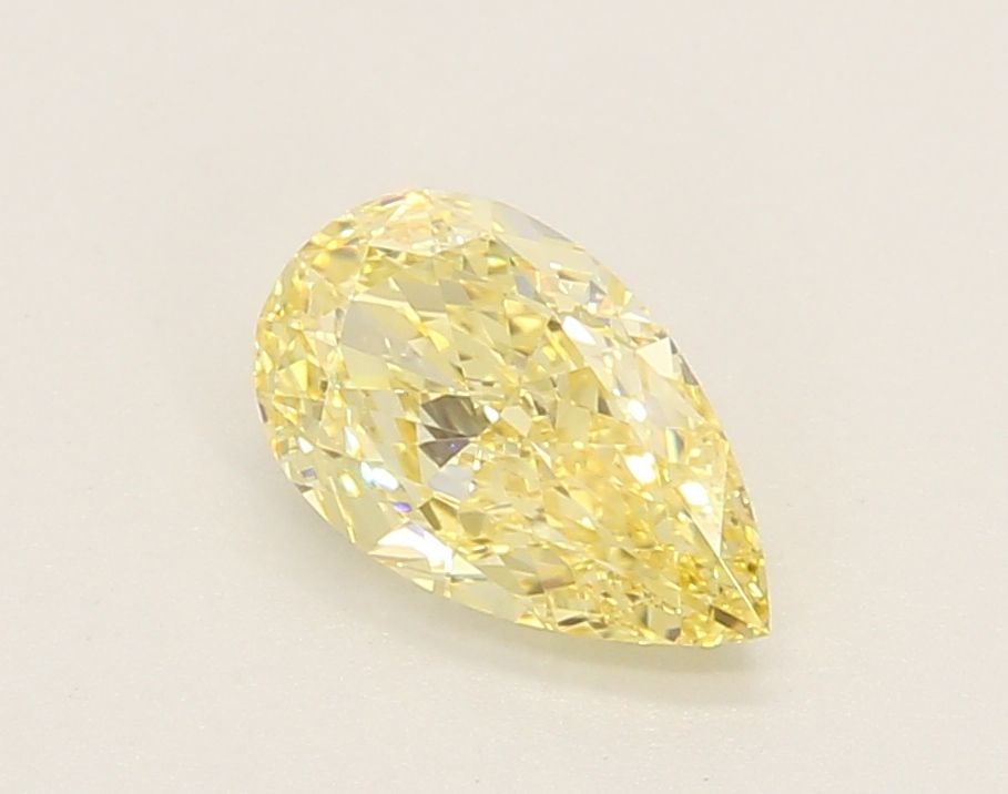 Loose Diamond - PEAR 1.02ct Fancy Intense Yellow VS1: Loose Diamond - PEAR 1.02ct Fancy Intense Yellow VS1 Source: This is a real non-mined Diamond that has been grown in a lab Shape: PEAR Carats: 1.02 Color: Fancy Intense Yellow Certification: IGI Video