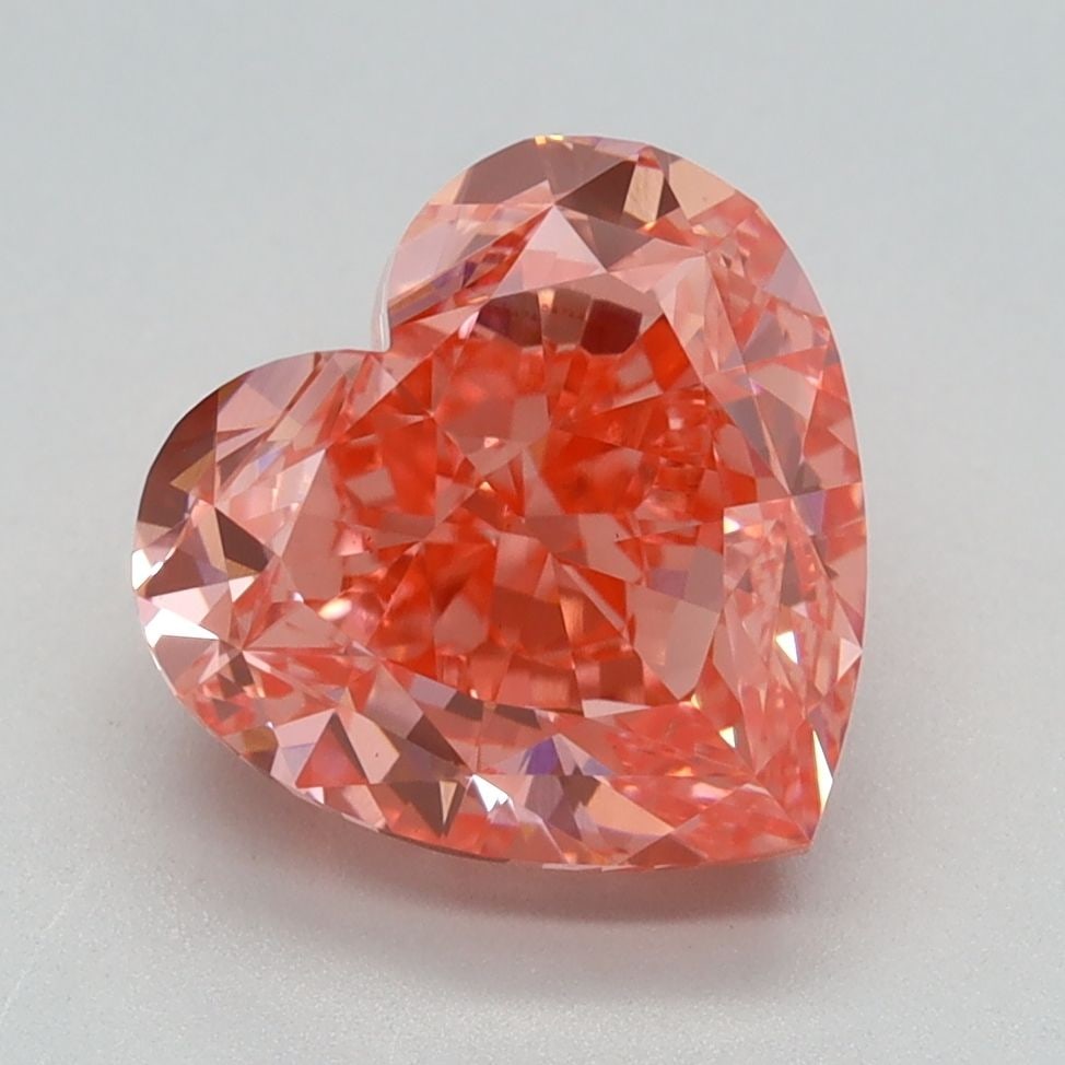 Loose Diamond - HEART 3.2ct Fancy Vivid Pink VS1 (1 of 1)