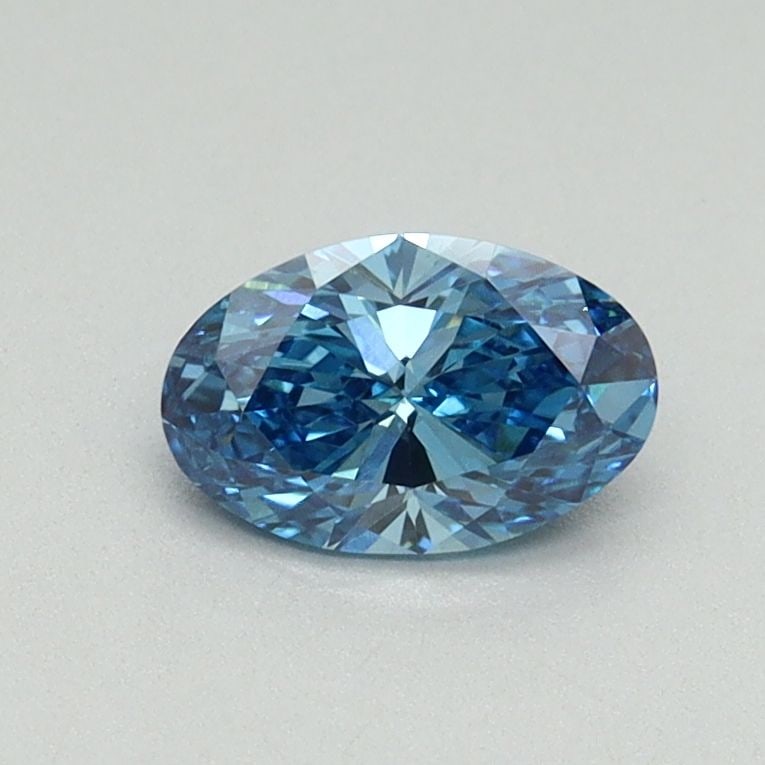 Loose Diamond - OVAL 0.52ct Fancy Vivid Blue VS2: Loose Diamond - OVAL 0.52ct Fancy Vivid Blue VS2 Source: This is a real non-mined Diamond that has been grown in a lab Shape: OVAL Carats: 0.52 Color: Fancy Vivid Blue Certification: IGI Video:
