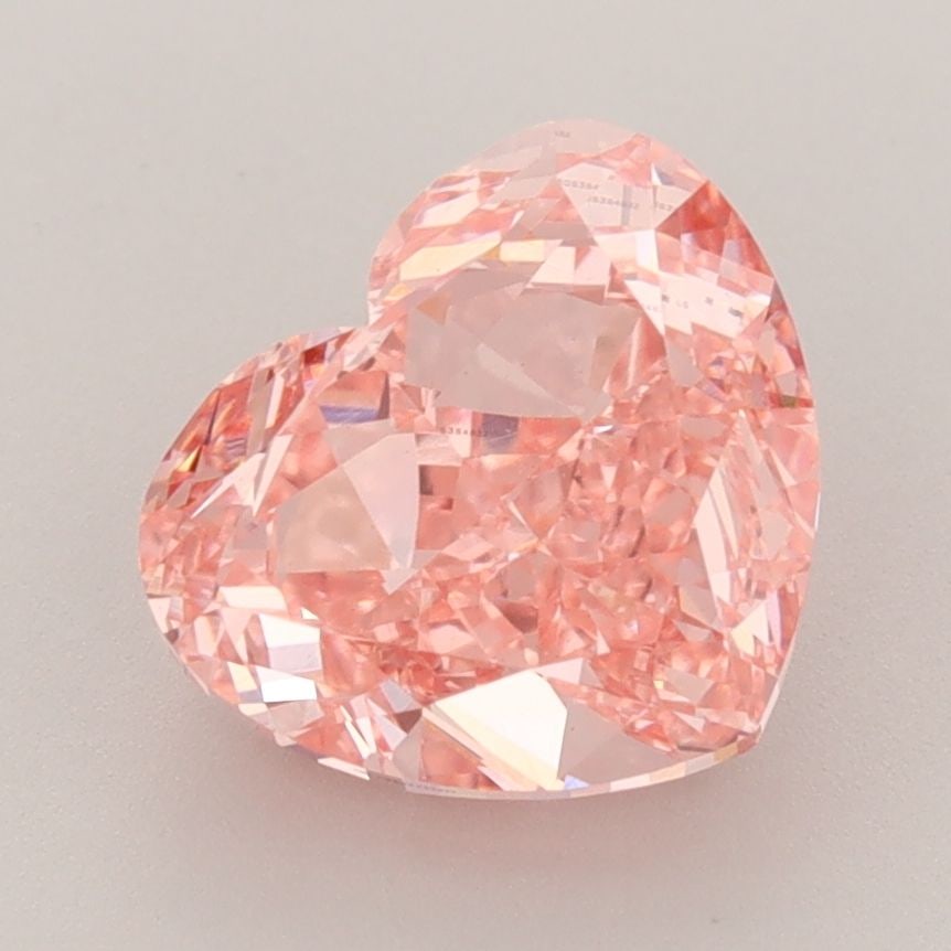 Loose Diamond - HEART 3.01ct Fancy Vivid Pink VS1: Loose Diamond - HEART 3.01ct Fancy Vivid Pink VS1 Source: This is a real non-mined Diamond that has been grown in a lab Shape: HEART Carats: 3.01 Color: Fancy Vivid Pink Certification: IGI Video: