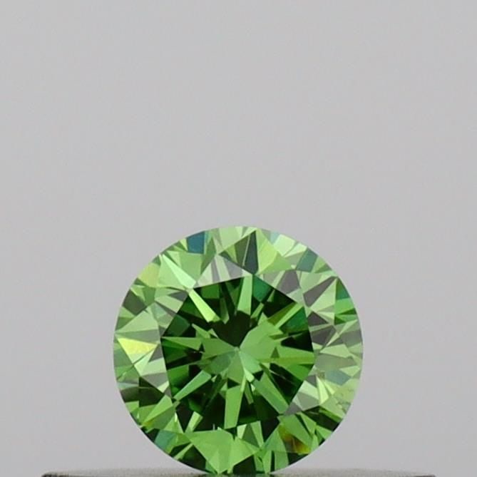 Loose Diamond - ROUND 0.21ct Fancy Vivid Green VS1 (1 of 1)