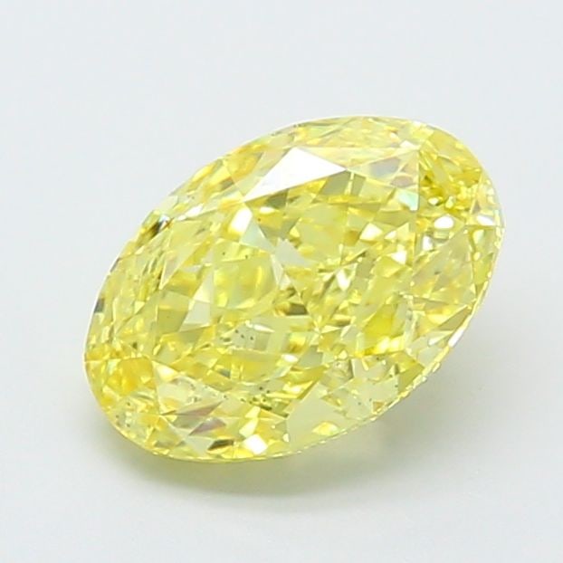 Loose Diamond - OVAL 2.8ct Fancy Vivid Yellow VS2: Loose Diamond - OVAL 2.8ct Fancy Vivid Yellow VS2 Source: This is a real non-mined Diamond that has been grown in a lab Shape: OVAL Carats: 2.8 Color: Fancy Vivid Yellow Certification: IGI Video: