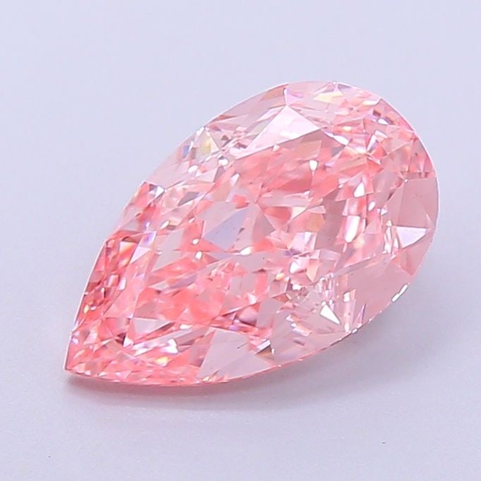 Loose Diamond - PEAR 1.74ct Fancy Vivid Pink VS1: Loose Diamond - PEAR 1.74ct Fancy Vivid Pink VS1 Source: This is a real non-mined Diamond that has been grown in a lab Shape: PEAR Carats: 1.74 Color: Fancy Vivid Pink Certification: IGI Video:
